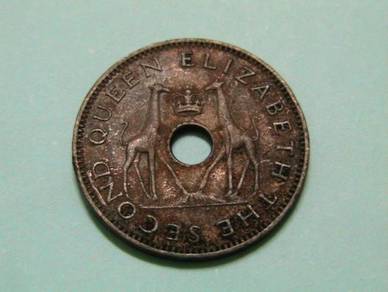 Rhodesia and Nyasaland Half Penny 1957
