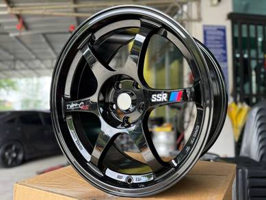 Sport Rim Baru 18 SSR Type-C RS Glossy Black Siap
