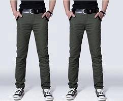 B0454 ARMY GREEN FORMAL CASUAL TROUSERS PANTs🔥