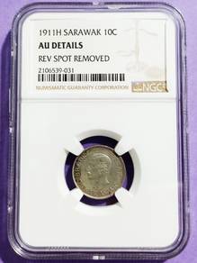 Sarawak 10 cents 1911