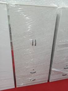 almari baju 2 pintu . plywood 