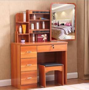 BROWN Dressing make up TABLE drawer cosmetic 2