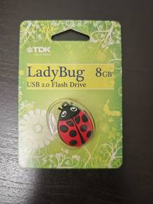 TDK LadyBug 8GB USB 2.0 Flash Drive/pen drive