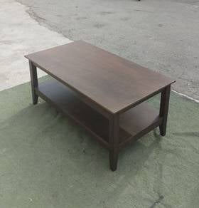YD82P NEW * Meja Kopi Kayu Getah 100 cm Solid Wood