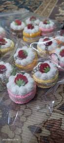 Crochet Keychain Cake