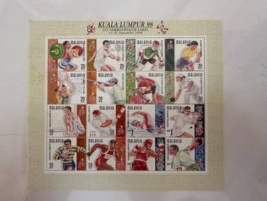 1998 Kuala Lumpur Commonwealth Games stamps