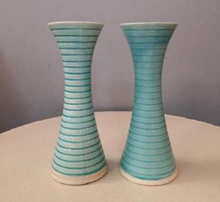 Thailand green ceramic candle holder 2