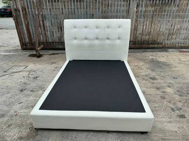 (Goodnite) Katil Queen Bed Frame Leather Divan