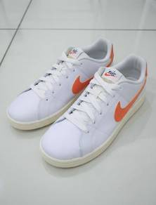 Nike Court Royale 2 White Orange Swoosh Sneaker 