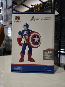 Atomic Building Captain America Marvel toy lego