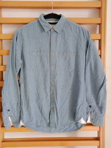vintage denim chambray work shirt levis LVC nike M