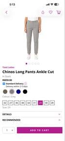Chinos Long Pants Ankle Cut Brand Ti:zed