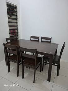 Set Meja Makan Kayu 
