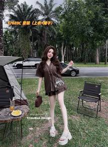 S7689C 套装（上衣+裙子）【Free Size】