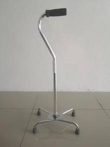 Butterworth chromed quad aid large base