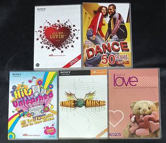 5 MP3 VARIOUS ARTISTS MUSIC CDs