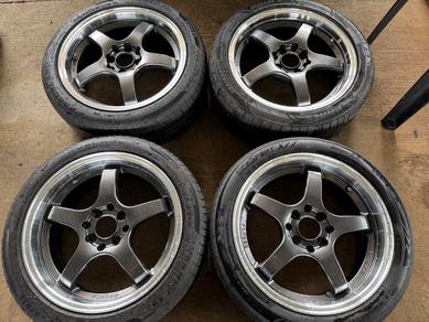 rim second 16 advan gt siap tayar bezza myvi city