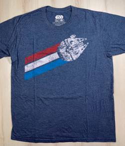 Star Wars Millennium Falcon Dark Grey Tee #BR3
