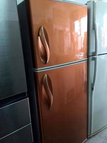 Gold 2 Pintu Fridge Freezer Refurbish Refrigerator
