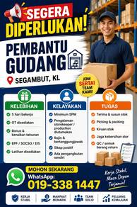 Warehouse Storekeeper (Production)