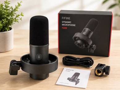 Fifine K688 USB/XLR Dynamic Microphone (Like new)