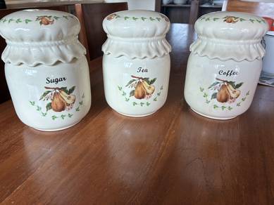 Charming 3 Piece Tea, Coffee & Sugar Set
