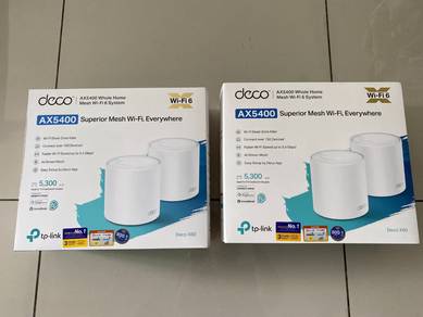 TP-Link Deco X60 AX5400 Mesh Wi-Fi 6 System
