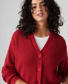 Levis Red Knitted Cardigan