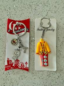 Keychain- singapore & melaka