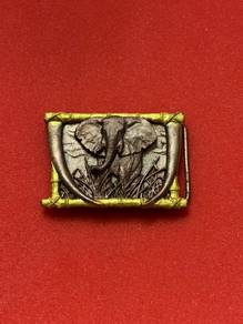 African Elephant Buckle