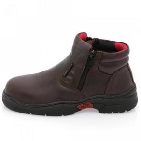 Safe Shoes Black Hammer Black Women Mid Zip BH3886