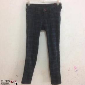 CRFT1461 back number skinny winter sweat pants jog