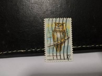 1978 USA Stamp Owl Bird
