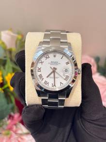 Rolex Datejust 41 White Roman Numerals Dial 41mm