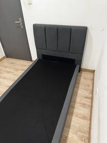 Super Single Bed Frame with Headboard – Like New