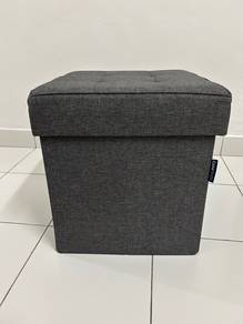 Fabric Foldable Storage Stool