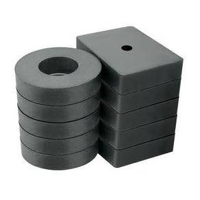 All Sizes of Strong Black Ferrite Magnets