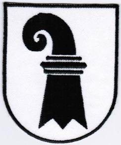 Canton Basel-Stadt Coat of Arms Switzerland Patch