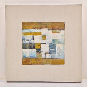 Geometric Harmony Aged Abstract IV