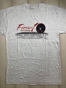 Vintage 1997 F1 Grey Tee #CJ Used
