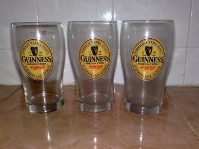 Cawan gelas vintage guinness glass cup 3