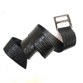 Armani Jeans Wide Vintage Womens Leather Belt