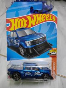 Hotwheels Blue Ford F-150 Lightning Custom