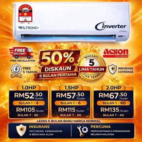 Aircond Acson Dual Inverter (Batu Gajah)
