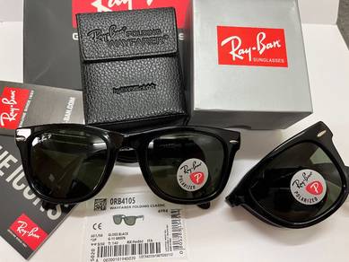 Rayban Folding Ray Ban Wayfarer RB4105 610/58