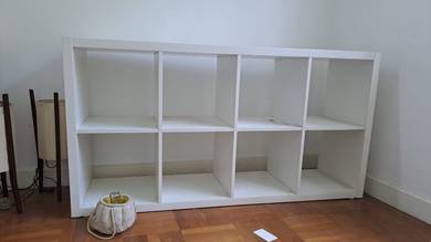 IKEA 8-Cube Storage Organizer / Bookshelf (White)