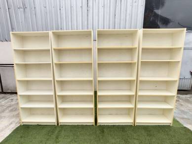 YF04C Almari Buku Rak Buku 80x202cm IKEA BILLY