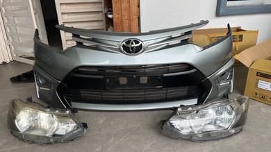 Bumper depan + headlamp vios ncp 150 j spec