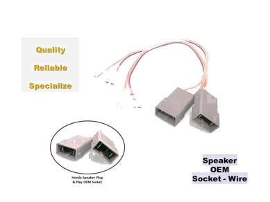 SPEAKER PLUG & PLAY OEM SOCKET-WIRE Honda