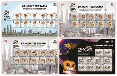 Mint Stamp Sheet Sea Games Malaysia 2017